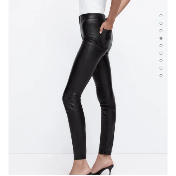 Zara faux leather leggings - Picture 3 of 8